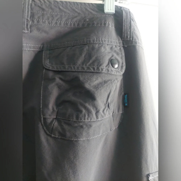 KUHL Women's Hiking Pants Dark Gray 14 Nwot Outdoor Minimalist Granola Girl - Picture 9 of 10